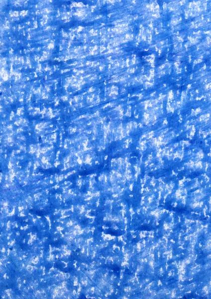 Abstrait bleu crayon gribouiller . — Photo