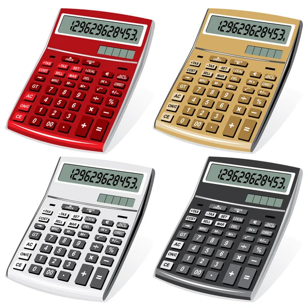 Calculators — Stock Vector