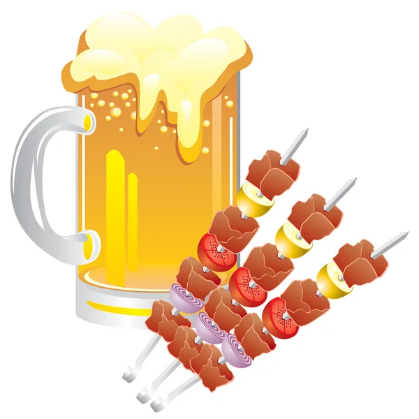 Bier — Stockvektor