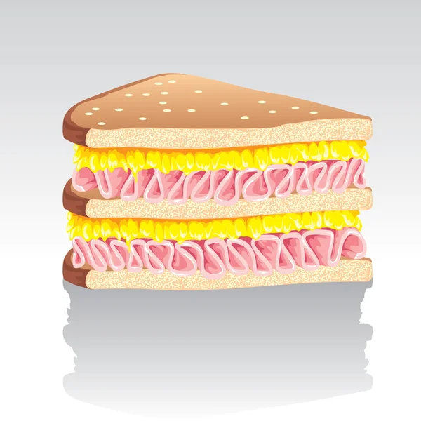 Сэндвич — стоковый вектор