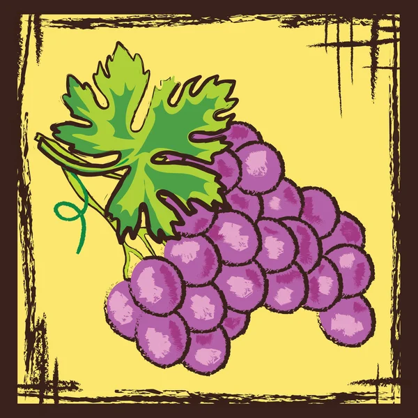 Виноград — стоковий вектор