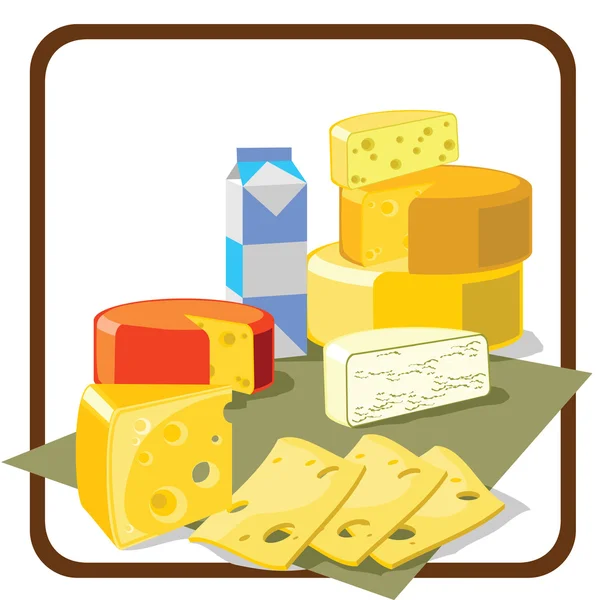 Sýr — Stockový vektor