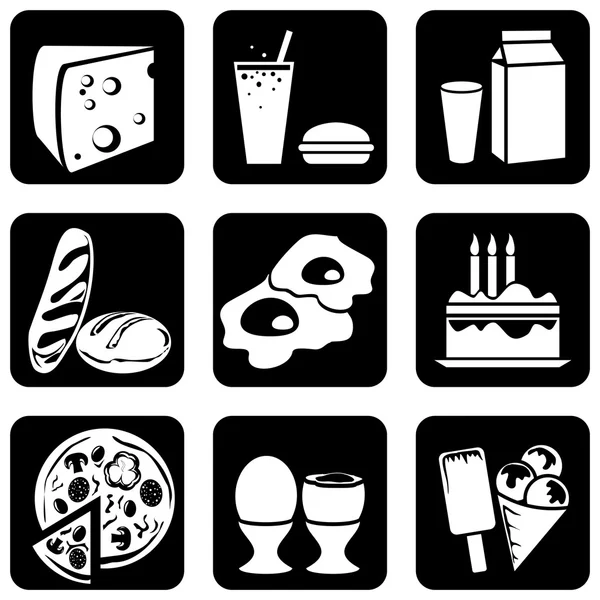 Icons食物 — 图库矢量图片#