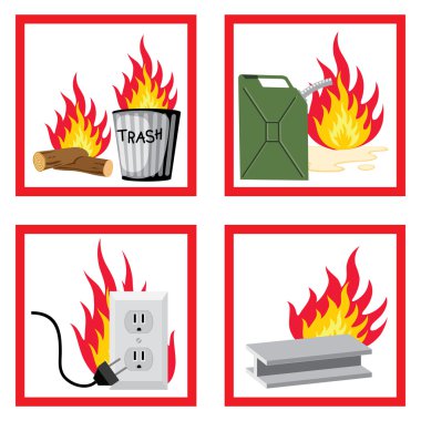 Fire safety clipart