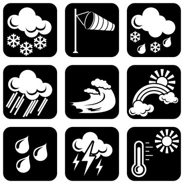 Icons_meteo clipart