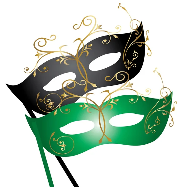 stock vector Theatrical masks