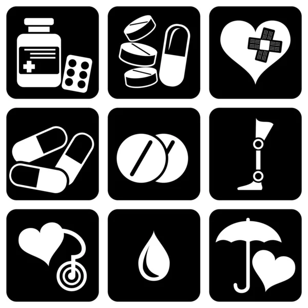Icons_medical — Stockvector