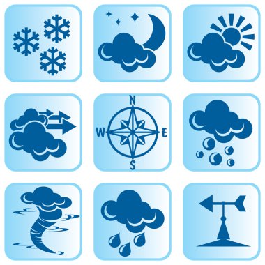 Icons weather clipart