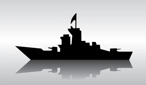 Πολεμικό πλοίο — Διανυσματικό Αρχείο