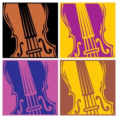 Background violin clipart