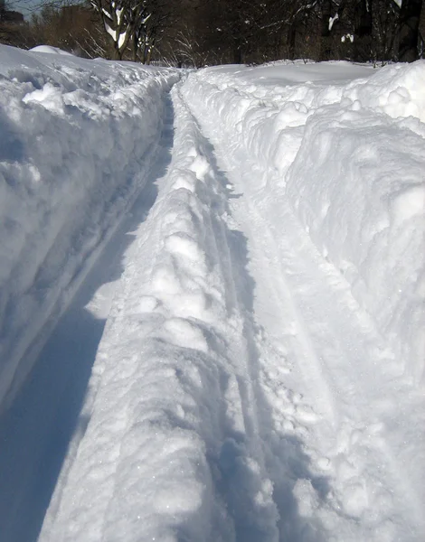 stock image Ski road