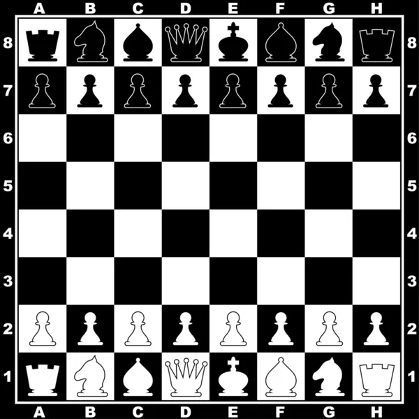 Schach — Stockvektor