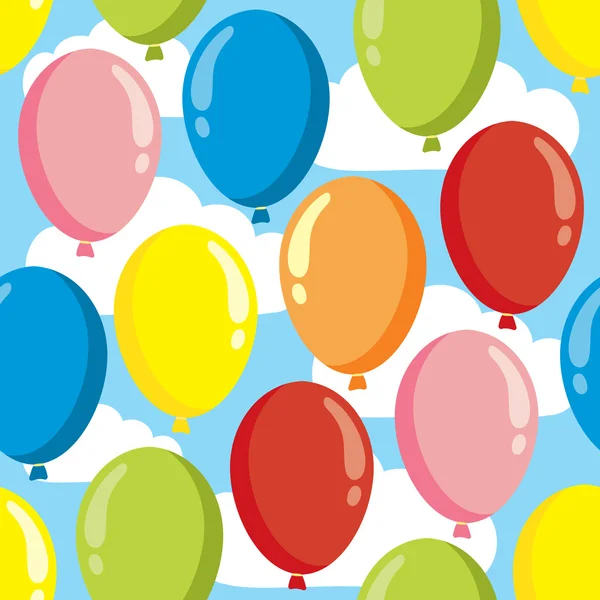 Bezešvé pattern balónek — Stockový vektor