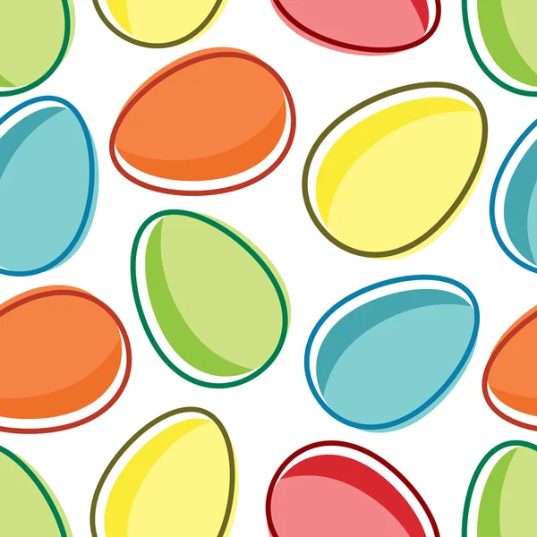 复活节彩蛋的模式 — 图库矢量图片