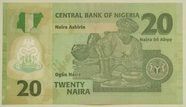 20 naira — Foto Stock