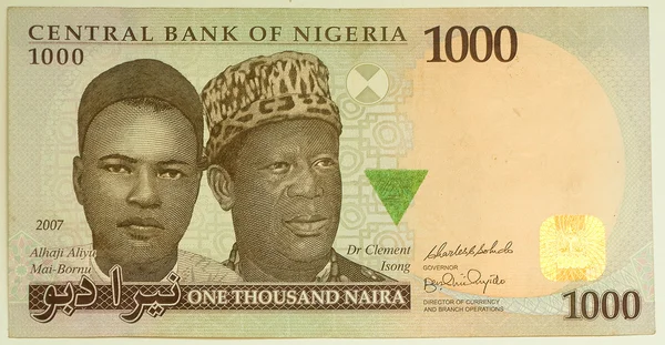 1000 Naira. — Stockfoto