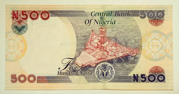 500 naira — Zdjęcie stockowe