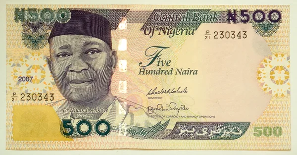 500 naira — Fotografia de Stock