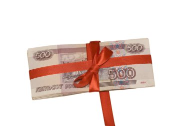 Gift in money clipart