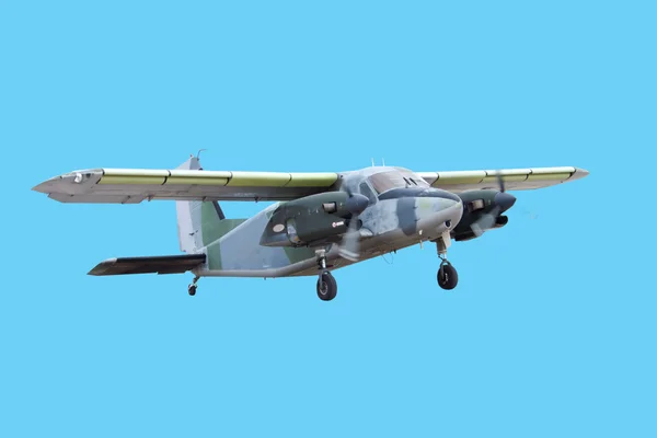 Double engine aeroplane isolated — Stock Photo, Image