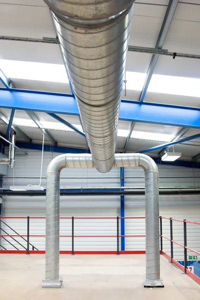 Tubos de ar condicionado industrial — Fotografia de Stock