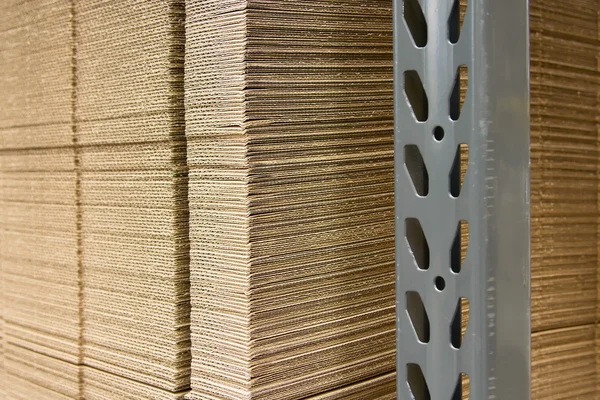 Heap of packaging carboard close-up — Stock Photo, Image