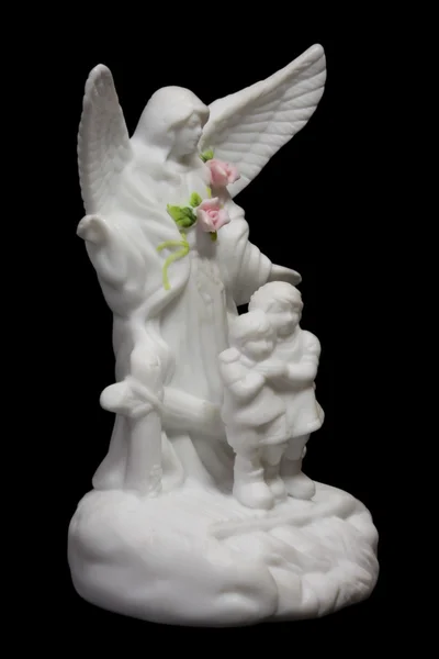 Stone sculpture wih angel — Stock Photo, Image
