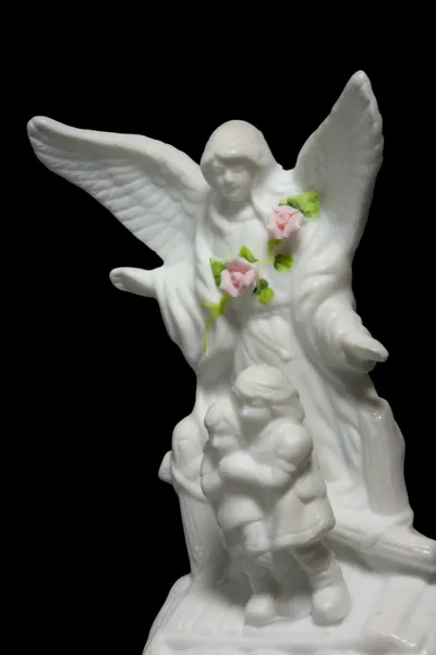 Stone sculpture wih angel — Stock Photo, Image