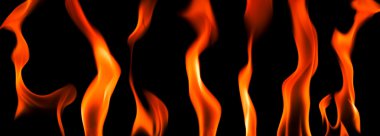 Fire flame,isolated clipart