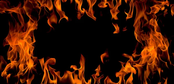 Пожежа полум'я, ізольовані — стокове фото