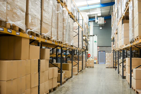 stock image Industrial warehouse