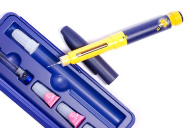 Syringe pen personal kit clipart