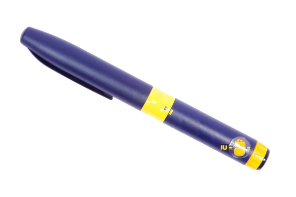 Syringe pen isolated — Stock Photo, Image
