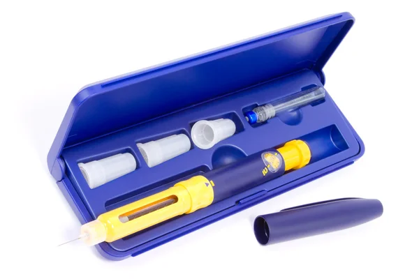 Spruta penna personlig kit — Stockfoto