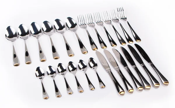 Cucharas y tenedores — Foto de Stock