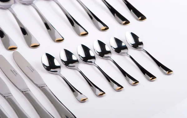 Lepels en vorken — Stockfoto