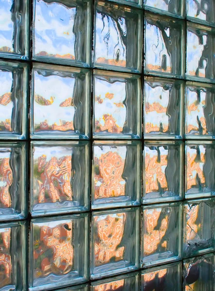 Πλακάκια γυαλί τοίχο — Φωτογραφία Αρχείου
