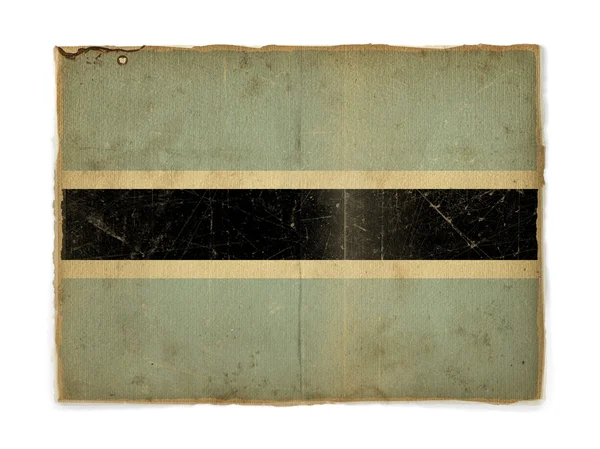 Flaga ilustracja Botswany — Zdjęcie stockowe