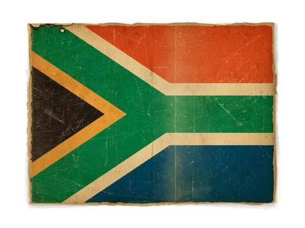 Grunge flag of South Africa — Stock Photo, Image