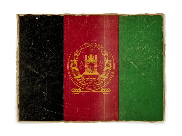 Grunge σημαία του Αφγανιστάν — Φωτογραφία Αρχείου