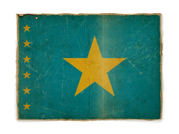 Bandeira do grunge da República Democrática do Congo — Fotografia de Stock