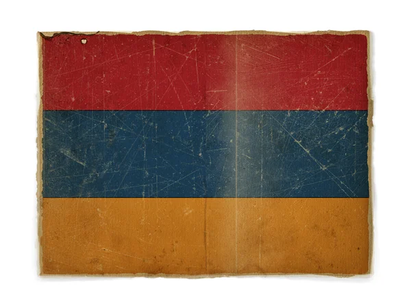 Гранж-флаг Армении — стоковое фото