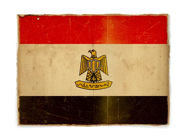 Grunge Mısır bayrağı — Stok fotoğraf