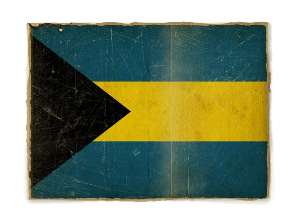 Grunge 国旗的巴哈马 — 图库照片