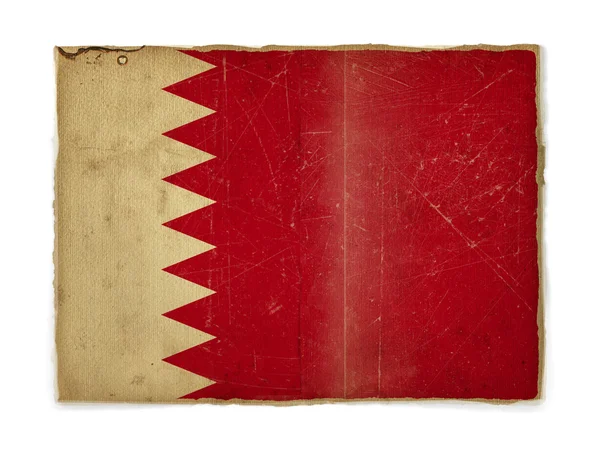 Grunge Flagge von Bahrain — Stockfoto