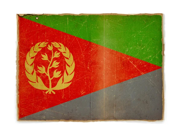 グランジ エリトリアの国旗 — ストック写真