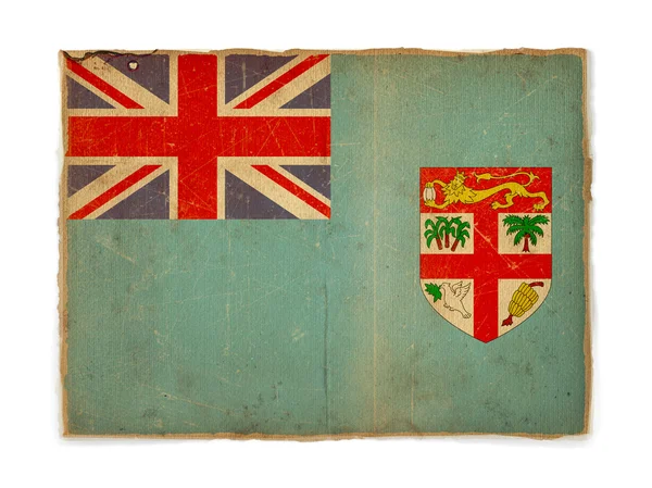 斐济的 grunge 旗子 — 图库照片