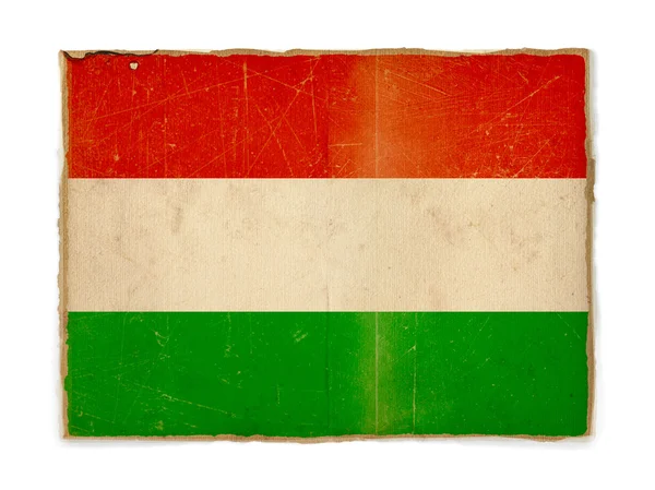 Grunge zászló magyarul — Stock Fotó