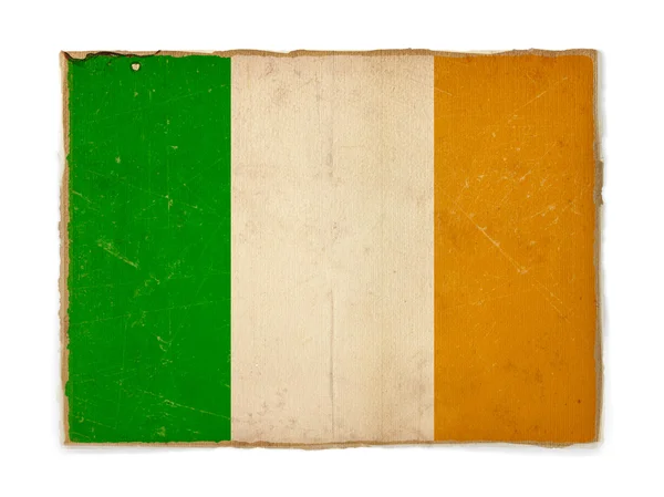 Grunge flag of Ireland — Stock Photo, Image