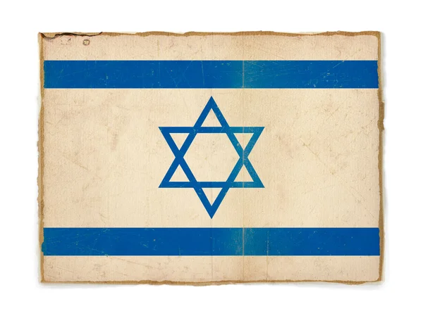 stock image Grunge flag of Israel